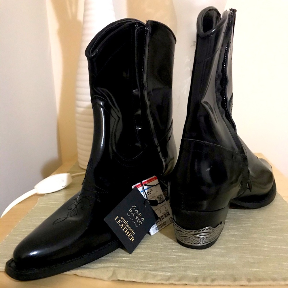 Zara combat boots.